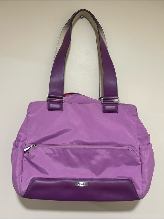 Tumi Handbags - TUMI Lavender Purple Shoulder Baby Diaper Bag